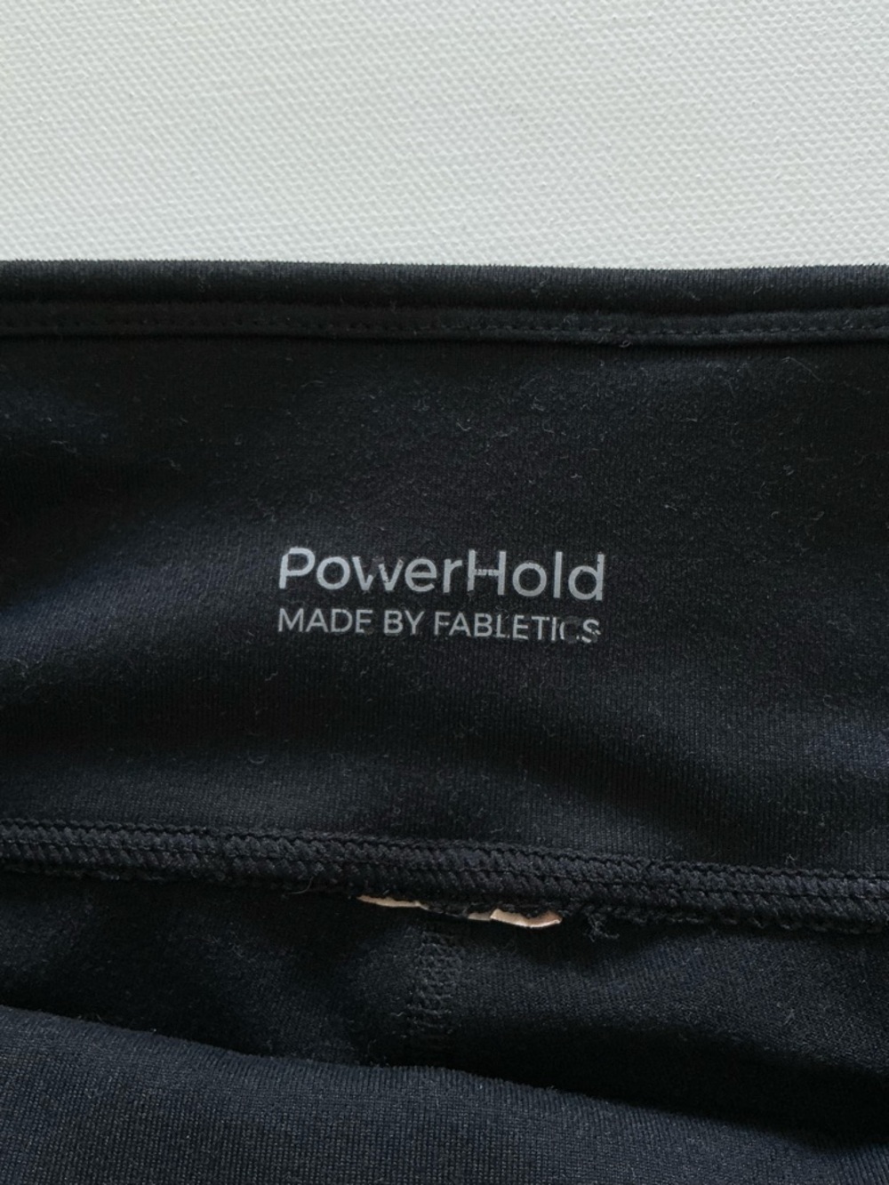 Fabletics PowerHold Black Leggings Size Small High Waisted Athletic Workout - Picture 6 of 7